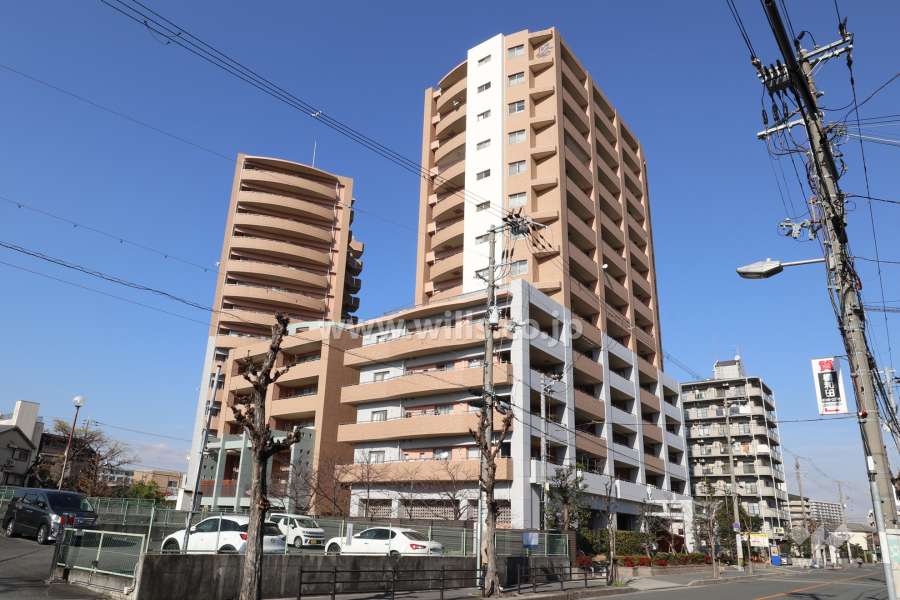 ルネペアズシティの外観(南側から)